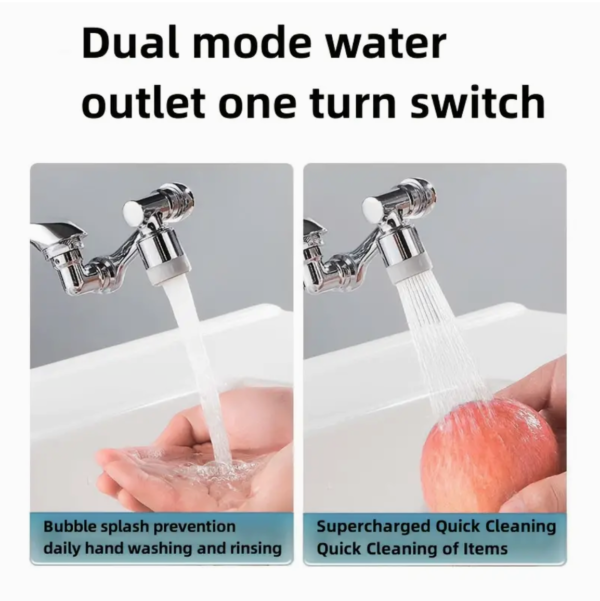 Universal 1080° Swivel Extension Faucet Aerator - Image 4