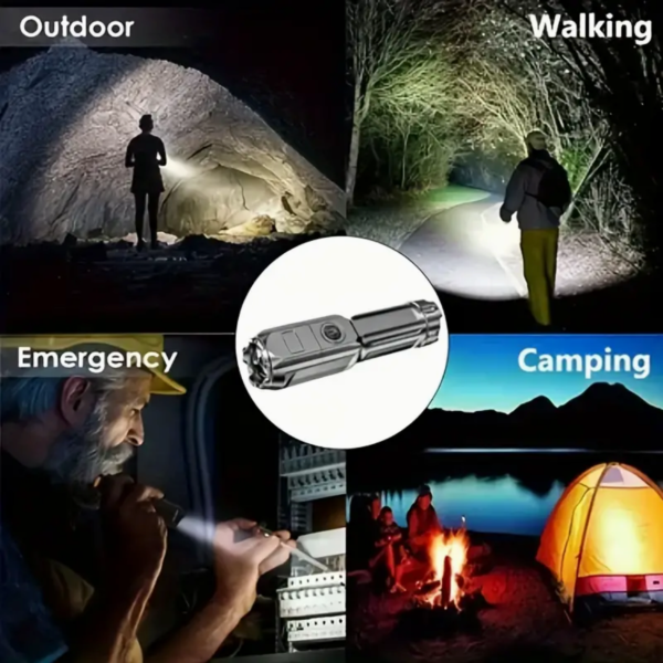 LED Rechargeable Handheld Flashlight Water Resistant - Image 11