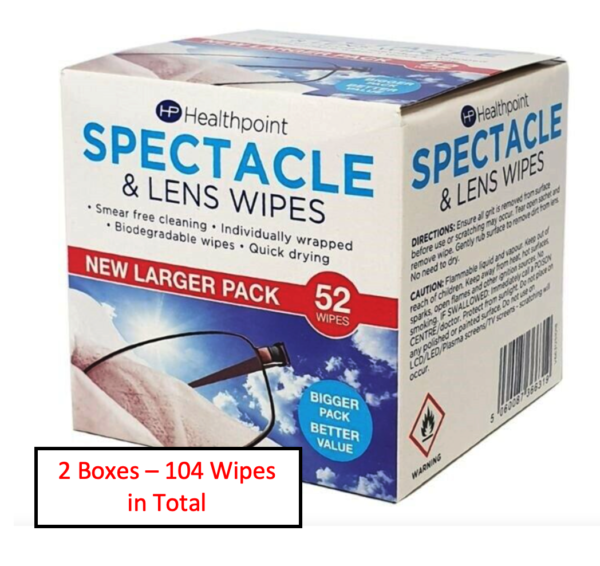 Smear Free Lens Cleaning Wipes - Image 7