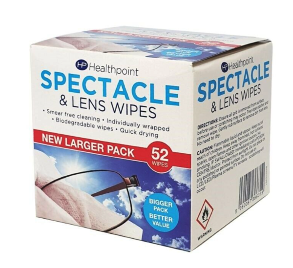 Smear Free Lens Cleaning Wipes - Image 3