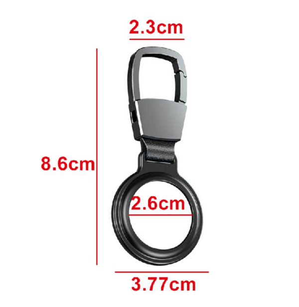 Case For AirTag Magnetic Metal Holder Keyring Carry Case - Image 5