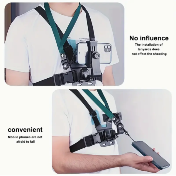 Chest Mount Harness Strap Phone Holder - Image 3