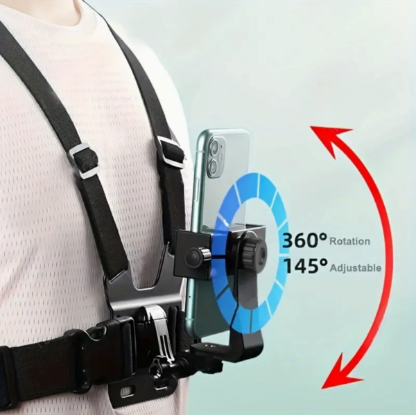 Chest Mount Harness Strap Phone Holder - Image 6