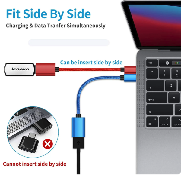 Type C to USB A Cable Adapter USB-C Male OTG - Image 5