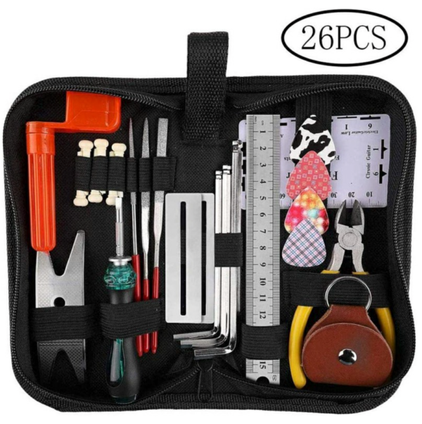 26Pcs Guitar Care Cleaning Repair Tool Kit