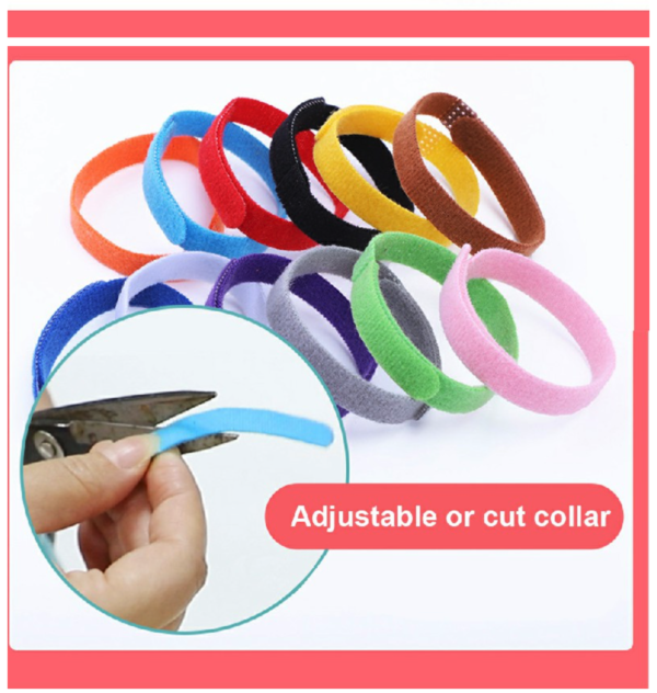 Set of 12 Puppy Adjustable Collars Welping ID Bands Newborn Dog - Image 12