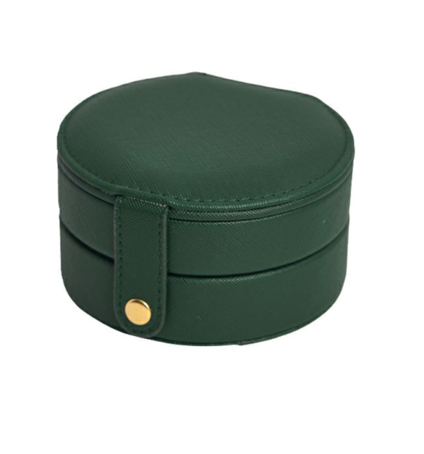 Jewellery Boxes Portable PU Leather Case 2 Layers Storage - Image 5