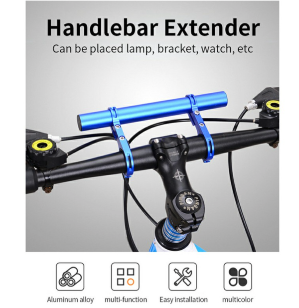Bike Handlebar Extender Mount Phone Holder Bracket - Image 4