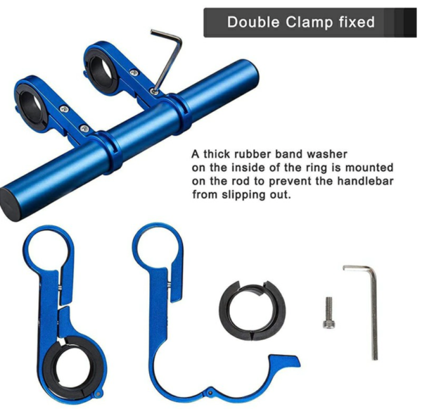 Bike Handlebar Extender Mount Phone Holder Bracket - Image 2