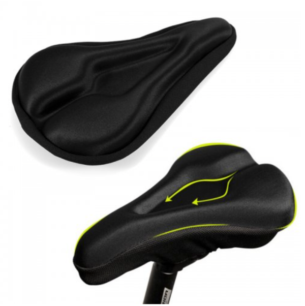 Bike Seat Cover Padded Cushion Gel Saddle Extra Comfort