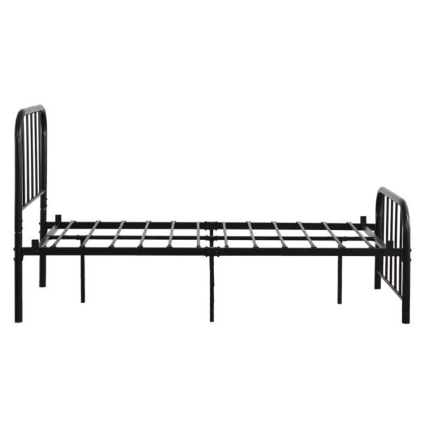 Modern 3ft Iron Bed Frame Single Round Pipe Design Black Finish - Image 17