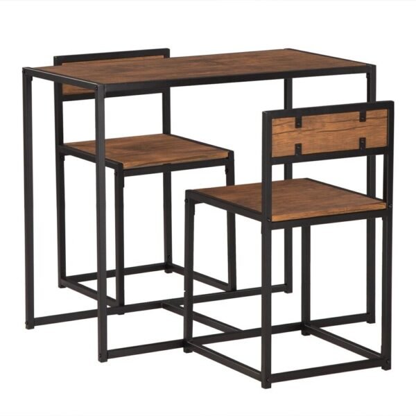 Small Dining Table 2 Chairs Set Space Saving - Image 13