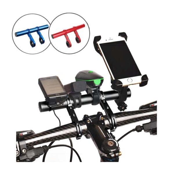 Bike Handlebar Extender Mount Phone Holder Bracket