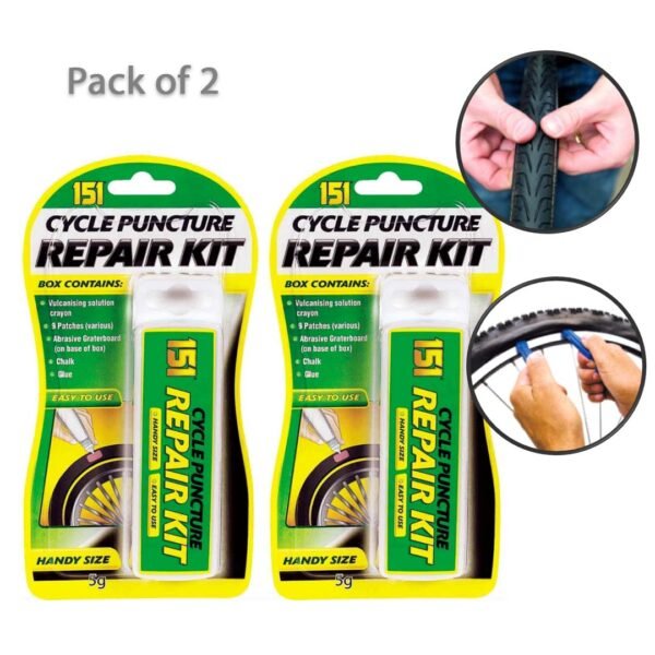 2x 151 Puncture Repair Kit Bike Bicycle