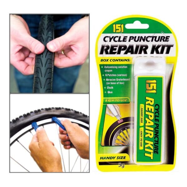 Bike Puncture Repair Kit Tyre Tube Glue 5g