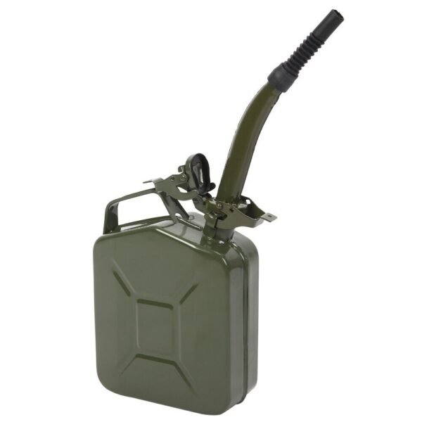 5L Jerry Can Portable Fuel Oil Barrel Petrol Gasoline Diesel Storage Can Green