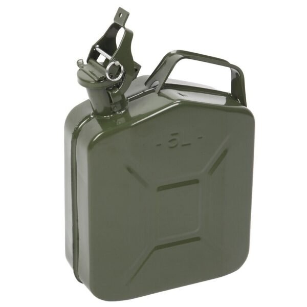 5L Jerry Can Portable Fuel Oil Barrel Petrol Gasoline Diesel Storage Can Green - Image 6