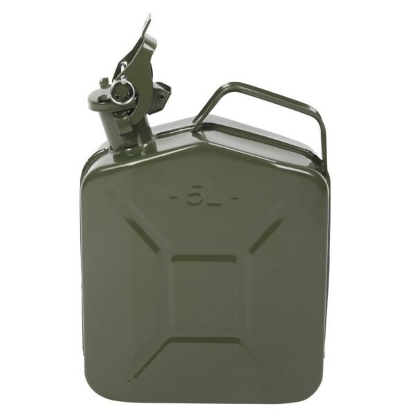 5L Jerry Can Portable Fuel Oil Barrel Petrol Gasoline Diesel Storage Can Green - Image 7