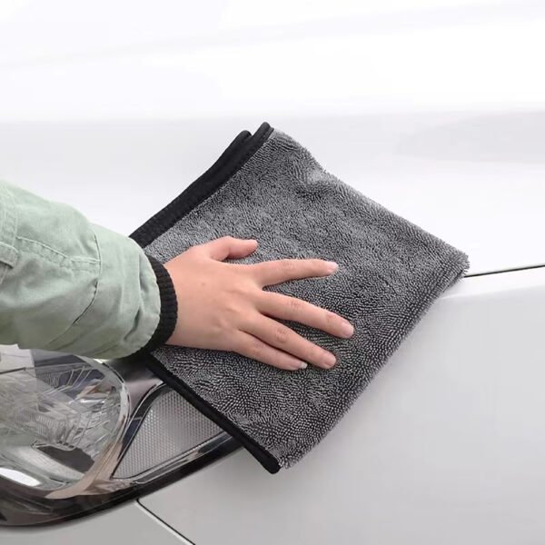 Car Drying Towel - 1PCS Edgeless Microfibre Cloth for Pure Definition Cleaning - Image 5