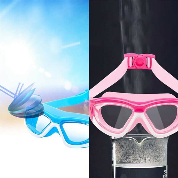 Anti-Fog Swimming Goggles for Children - Pool Goggles for Teen Swimmers (Blue) - Image 5
