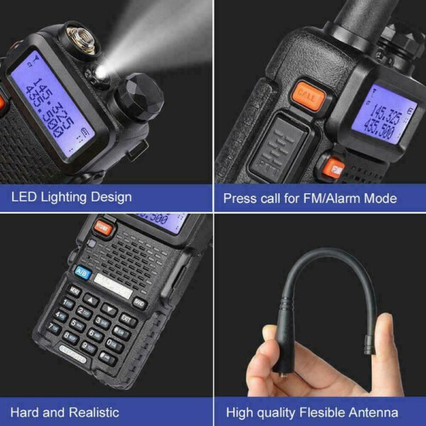 Walkie-Talkie - Two-Way Radio UV-5R in Black - Image 9