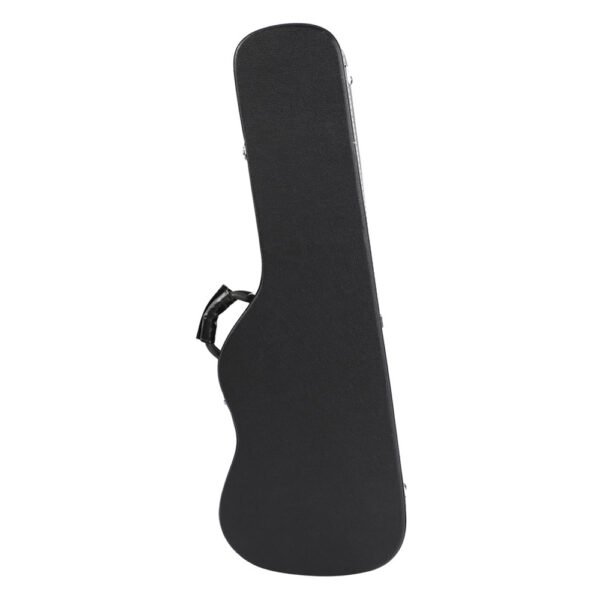 High Grade Electric Guitar Hard Case Microgroove Flat Surface Straight Flange Black