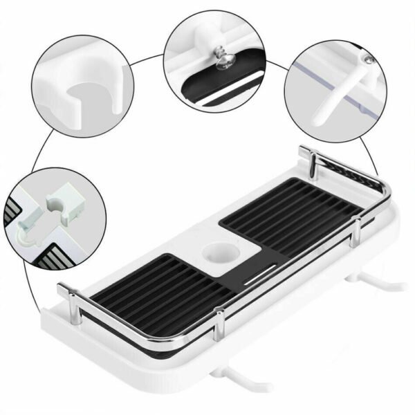 No-Drill Shower Shelf for Bathroom - Storage Caddy Rack Organiser - Image 8