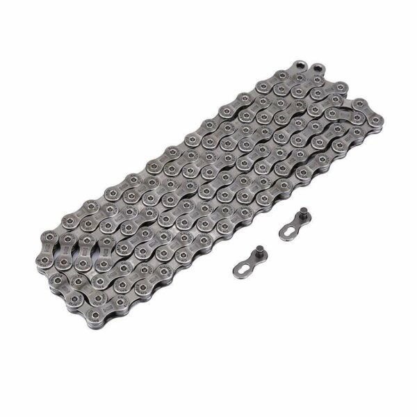 9-Speed HG-73 Bicycle Chain - 116 Links for Mountain & Road Bikes (Deore LX 105, Silver)