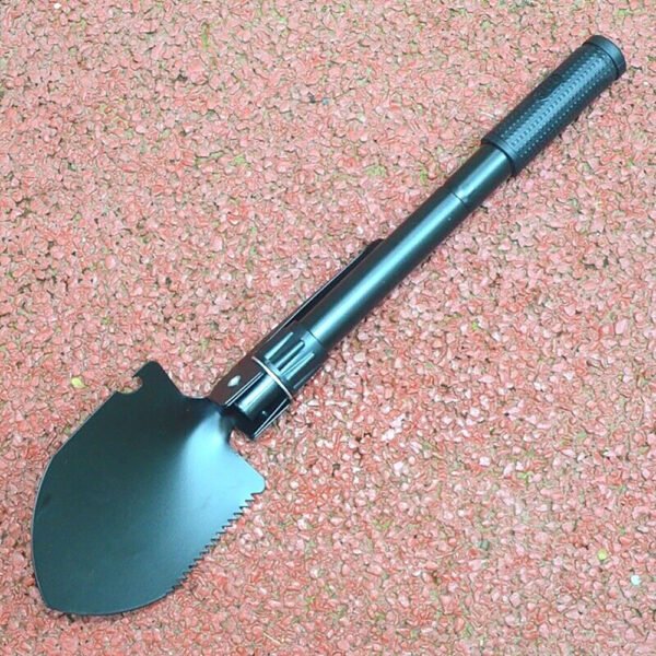 Portable Mini Folding Shovel - Multifunction Camping Spade & Compass (UK) - Image 4