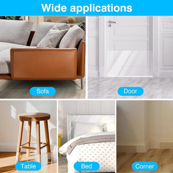 12X Cat Scratch Guard Mat - Furniture & Sofa Seat Protectors for Cats - Image 2