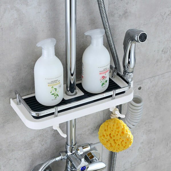 No-Drill Shower Shelf for Bathroom - Storage Caddy Rack Organiser - Image 2