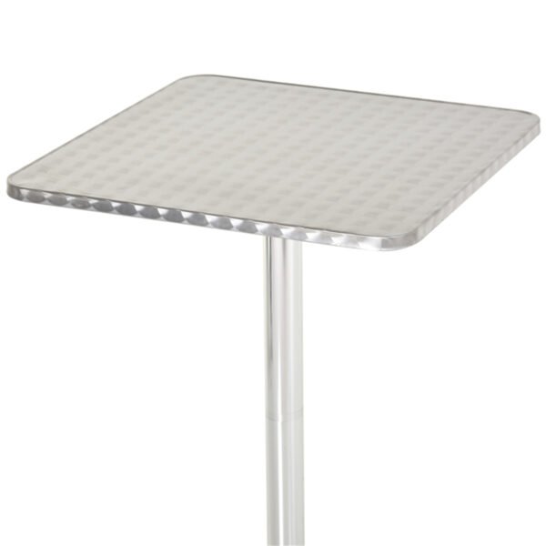 Adjustable Height Coffee Table - Stainless Steel Top, Weather Resistant - Image 5