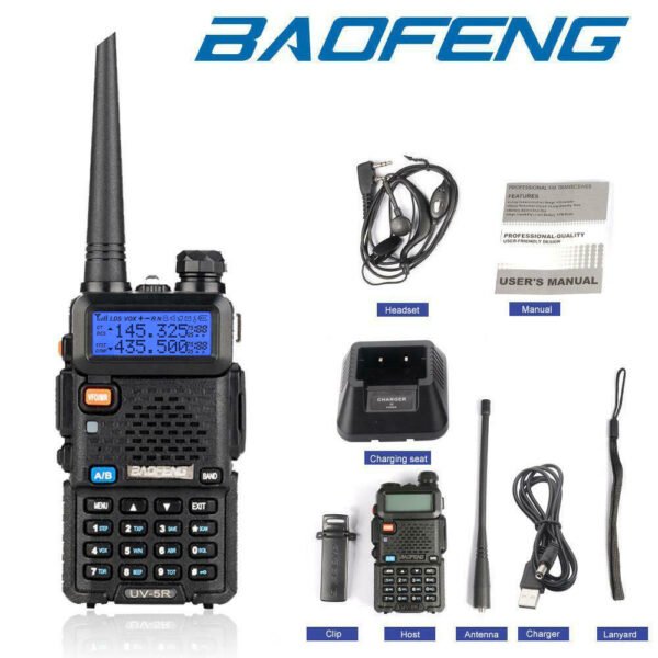 Walkie-Talkie - Two-Way Radio UV-5R in Black - Image 5