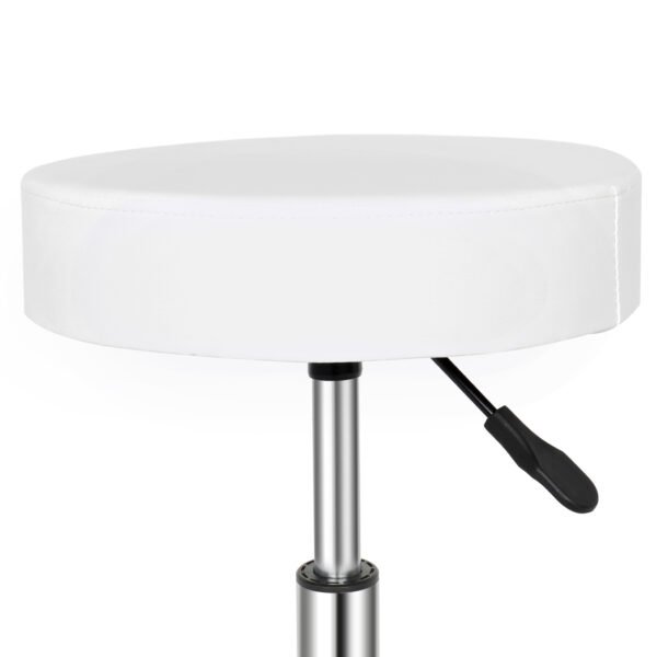 Round Stool Ha Ha Feet Rotation Bar Stool White - Image 6