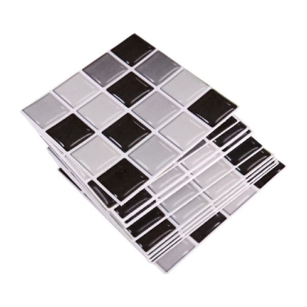 30pcs Kitchen & Bathroom Mosaic Tile Stickers - Self-Adhesive Wall Decor - Image 5