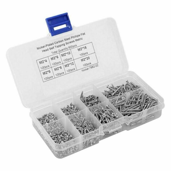 800 PCS Self Tapping Stainless Steel Wood Screws - Assorted Small Metal Screws - Image 4