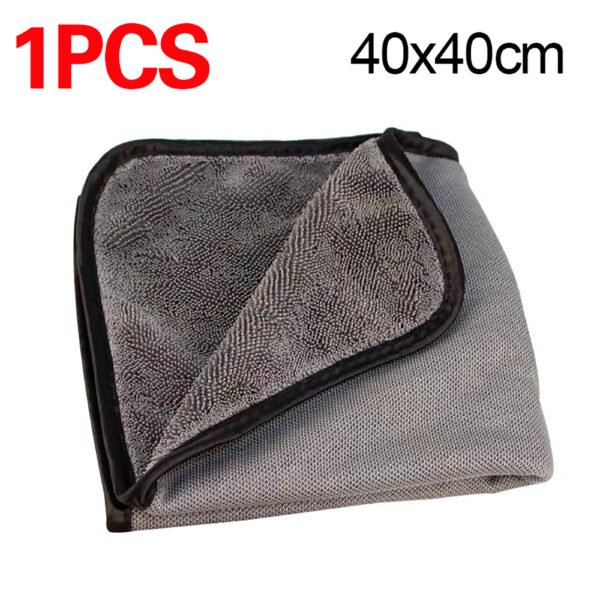 Car Drying Towel - 1PCS Edgeless Microfibre Cloth for Pure Definition Cleaning