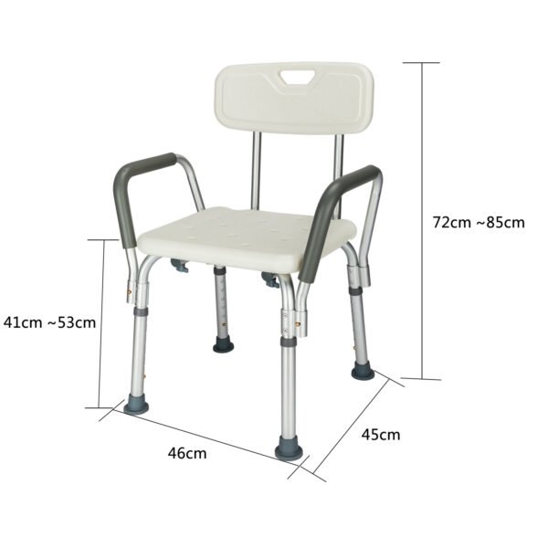 Medical Bathroom Safety Shower Tub Aluminium Alloy Bath Chair - Image 4