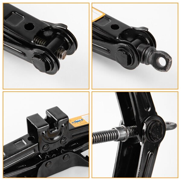2.5 Tons Scissor Jack + Extendable Wheel Wrench Brace Socket Car Van Tire Hand Tool - Image 9