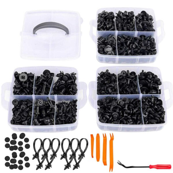 665PCS Car Fastener Clips and Push Rivets - Retainer, Door Screw, Panel, Bumper Trim - Image 11