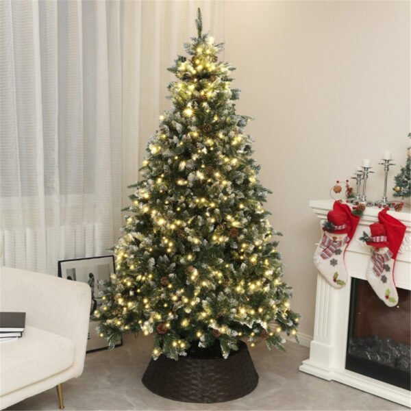 6 Ft Christmas Tree with 11 Pre-Set Lighting Modes for Enhanced Holiday Atmosphere - Image 5