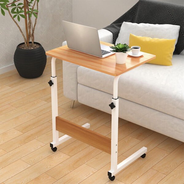 Height Adjustable Overbed Table - Mobile Laptop Tray Stand for Hospitals - Image 7