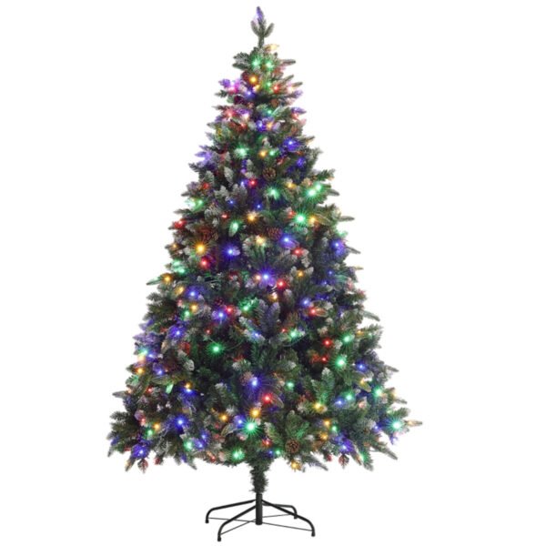 6 Ft Christmas Tree with 11 Pre-Set Lighting Modes for Enhanced Holiday Atmosphere - Image 7