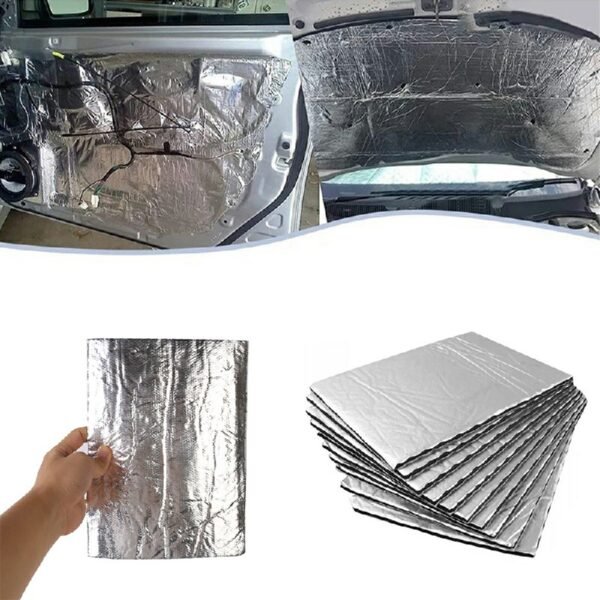 10 Sheets Car Sound Deadening Mat, Automotive Acoustic and Thermal Insulation - Image 6