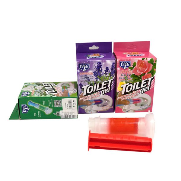 3-Pack Franck Toilet Gel Air Freshener - Jasmine, Ocean, Rose, Lavender