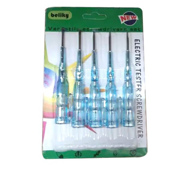 5-Piece Electric Tester Screwdriver Set, 14 cm, Versatile for Home and Outdoors - Image 4