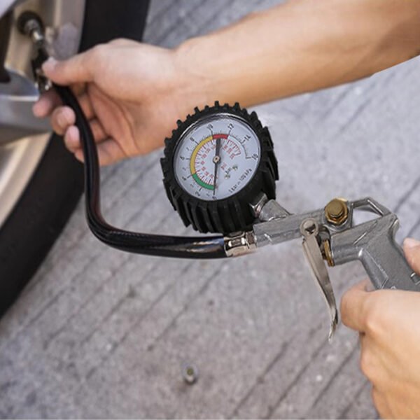 Tire Inflator and Gauge Kit for Cars and Vans - Image 4