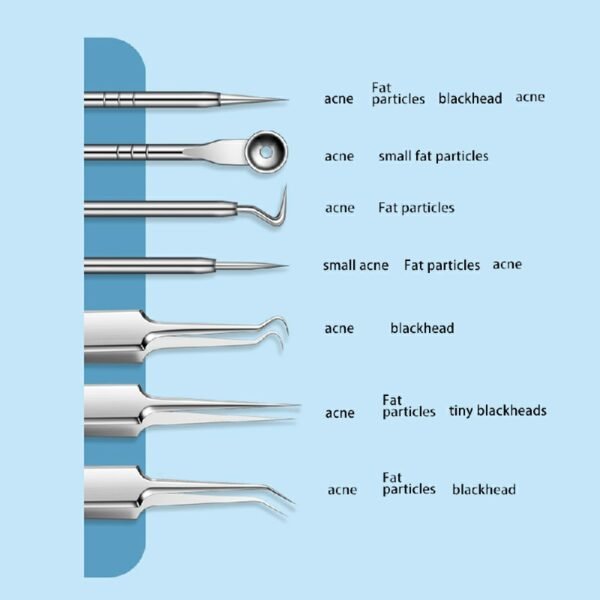 Ultra-Fine Acne Needle Set with Tweezers, Pimple and Blackhead Removal Tools - Image 8