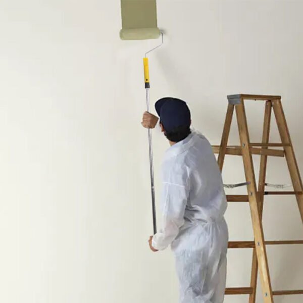 Paint Rollers with Extension Pole, Tray, and Brush for Wall and Ceiling Painting - Image 5