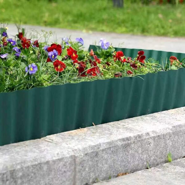 Flexible PVC Lawn Garden Border Edging, 10cm x 9m for DIY Flower Bed Fencing - Image 5